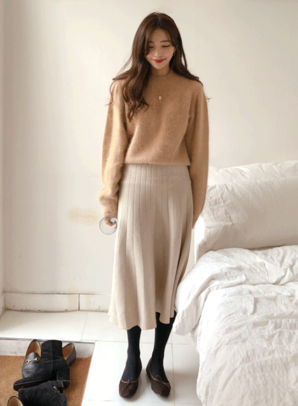 포근라떼 , skirt (wool 30%)