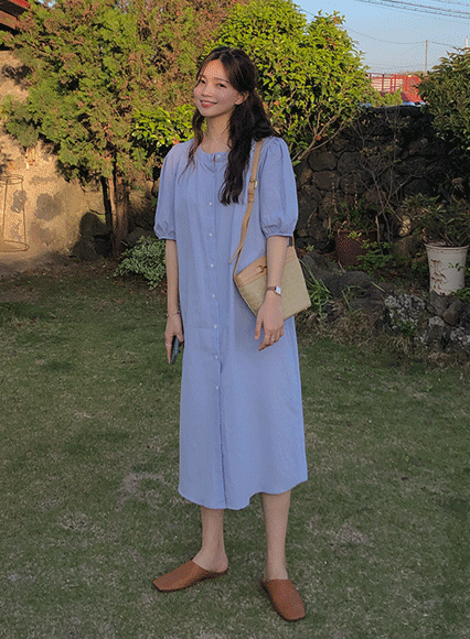 세리아 dress (linen 70%)